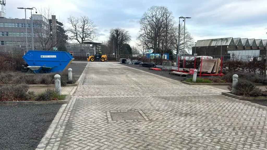 Grey block paving driveway installed by Quality Builders Construction Limited in Kent